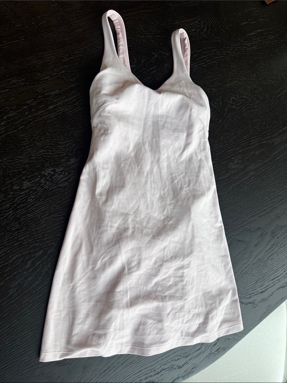 lululemon athletica Light Pink Align Tank Dress with built in shorts
